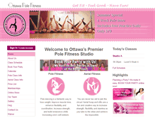 Tablet Screenshot of ottawapolefitness.com